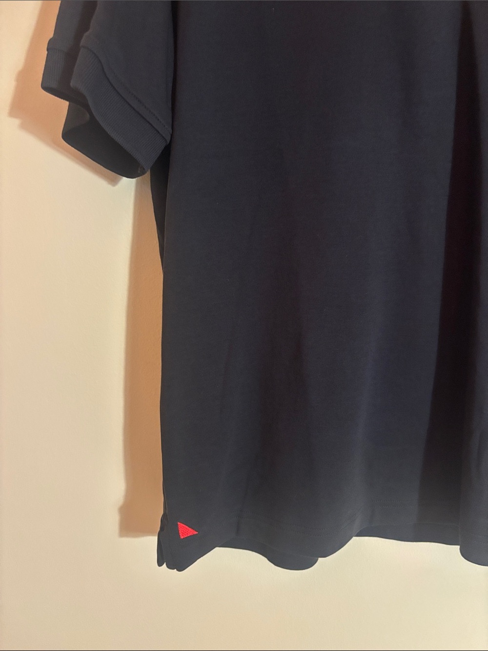UNTUCKit Men's Damaschino Black Polo with Subtle Trim - sz S - Picture 4 of 5